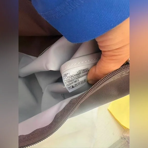 Longchamp Medium Backpack Recycled Canvas Terre Sophisticated Matte Finish - Picture 9 of 16